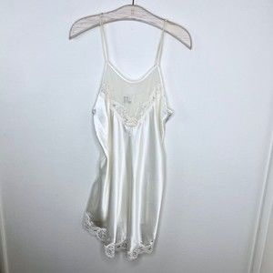 Vintage Ivory Satin Bridal Nightgown